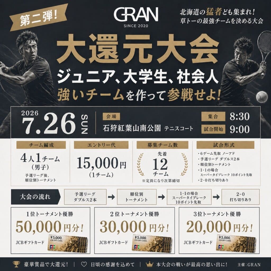 GRAN 大還元大会 第二弾 (石狩紅葉山南公園)