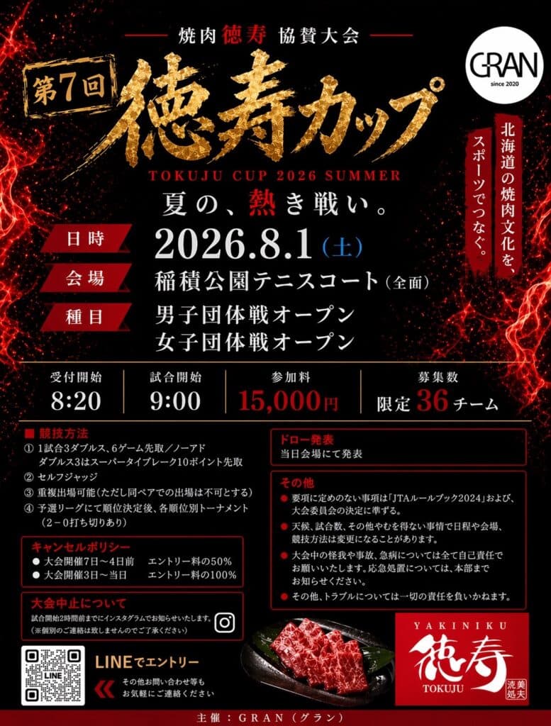 GRAN 第7回 徳寿カップ (稲積公園)