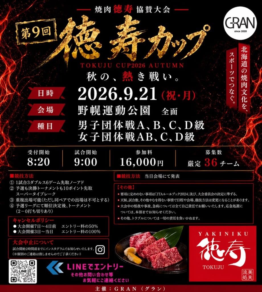 GRAN 第9回 徳寿カップ (野幌運動公園)